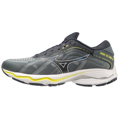Zapatillas Para Correr Mizuno WAVE Ultima 14 Hombre Grises Oscuro / Blancos / Amarillos - Chile M81
